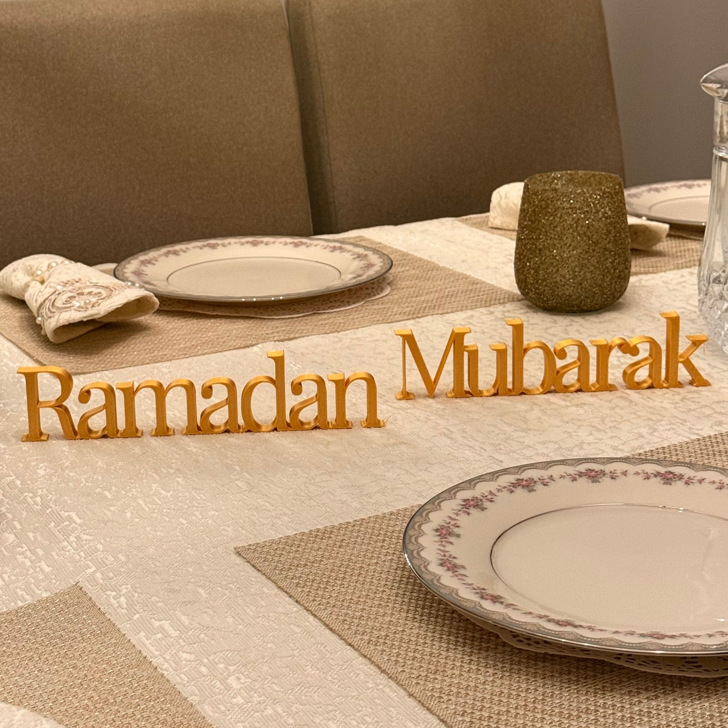 Festive Mubarak Standing Signs