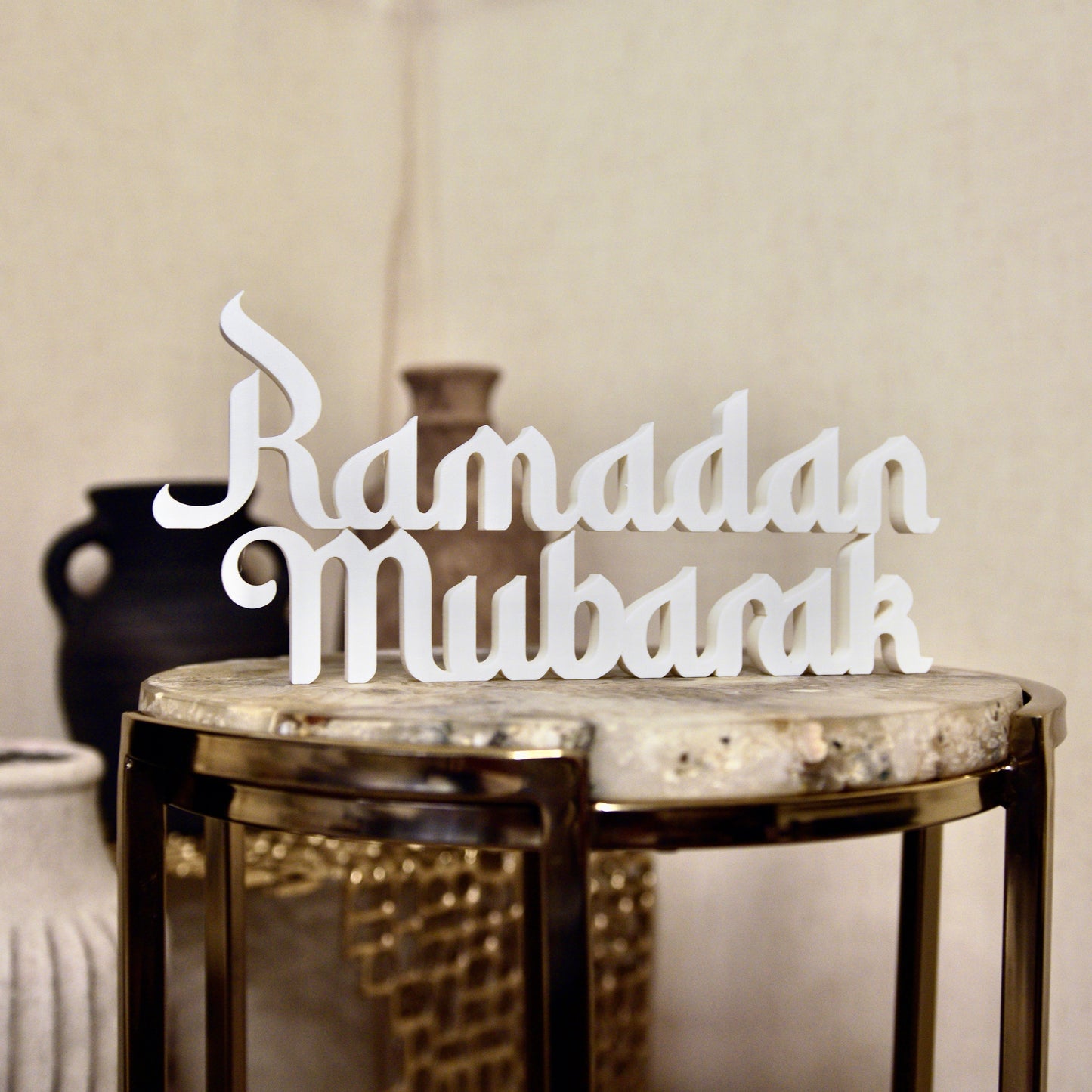 Festive Mubarak Standing Signs