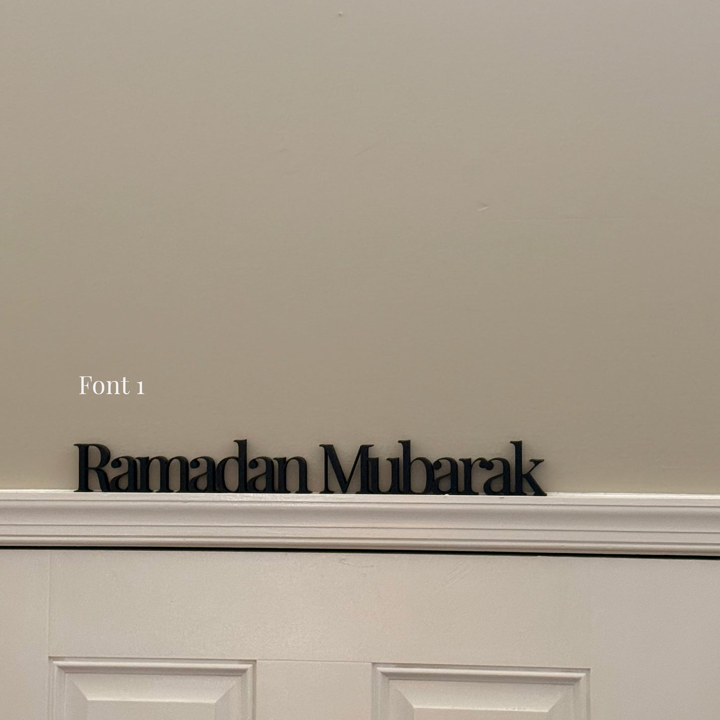 Festive Mubarak Standing Signs