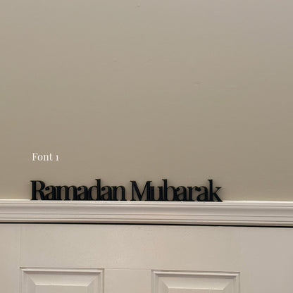 Festive Mubarak Standing Signs